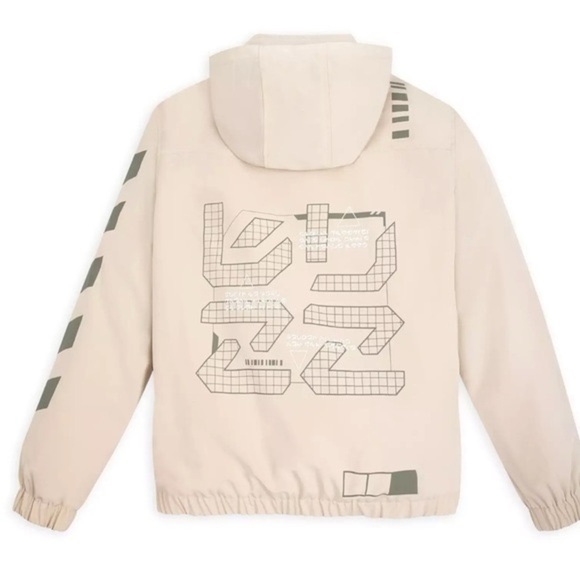 Disney‎ Parks Toy Story Buzz Lightyear Star Command Neutral Tan Zip Up Jacket Sm - Picture 2 of 10